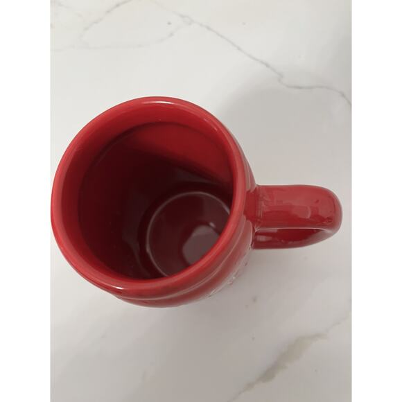 Rae Dunn Artisan Be My Valentine Red Pottery Mug 16 Oz NWOT - Picture 5 of 7